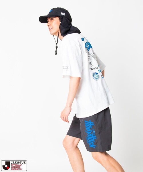 FREAK'S STORE(フリークスストア)の「J.LEAGUE × FREAK’S STORE 別注SUPPORTERS SHORT SLEEVE TEE【水戸ホーリーホック】/Jリーグ別注 Tシャツ(Tシャツ/カットソー・メンズ・ホワイト/チャコールグレー・MEDIUM/SMALL/X-LARGE/LARGE)」の18枚目の写真