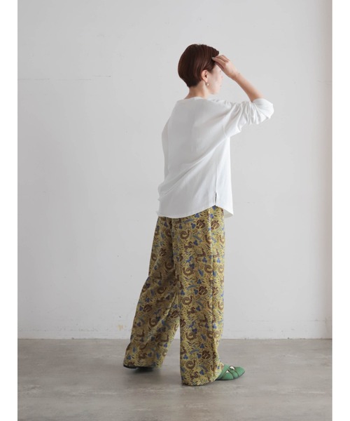 FIL DE FER(フィルデフェール)の「スター箔ロゴプリント ロンTEE(Tシャツ/カットソー・レディース・ホワイト/パープル/グレー・FREE)」の10枚目の写真