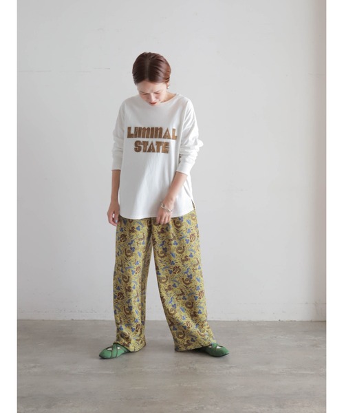 FIL DE FER(フィルデフェール)の「スター箔ロゴプリント ロンTEE(Tシャツ/カットソー・レディース・ホワイト/パープル/グレー・FREE)」の11枚目の写真