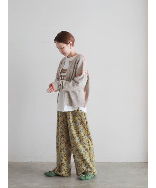 FIL DE FER(フィルデフェール)の「スター箔ロゴプリント ロンTEE(Tシャツ/カットソー・レディース・ホワイト/パープル/グレー・FREE)」の15枚目の写真