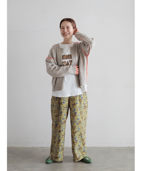 FIL DE FER(フィルデフェール)の「スター箔ロゴプリント ロンTEE(Tシャツ/カットソー・レディース・ホワイト/パープル/グレー・FREE)」の16枚目の写真