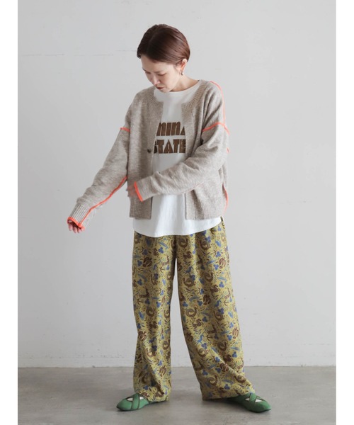 FIL DE FER(フィルデフェール)の「スター箔ロゴプリント ロンTEE(Tシャツ/カットソー・レディース・ホワイト/パープル/グレー・FREE)」の14枚目の写真