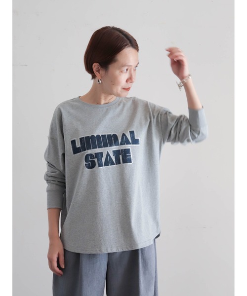 FIL DE FER(フィルデフェール)の「スター箔ロゴプリント ロンTEE(Tシャツ/カットソー・レディース・ホワイト/パープル/グレー・FREE)」の17枚目の写真