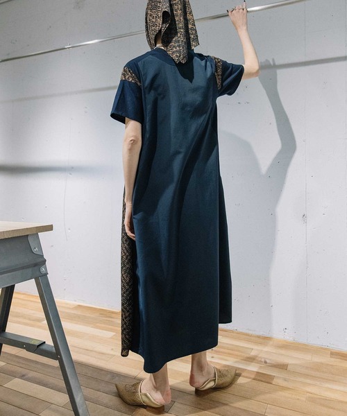 MARECHAL TERRE(マルシャルテル)の「2way Aラインドレス(ワンピース・レディース・ネイビー/ブラック/ライトグレー・MEDIUM)」の6枚目の写真