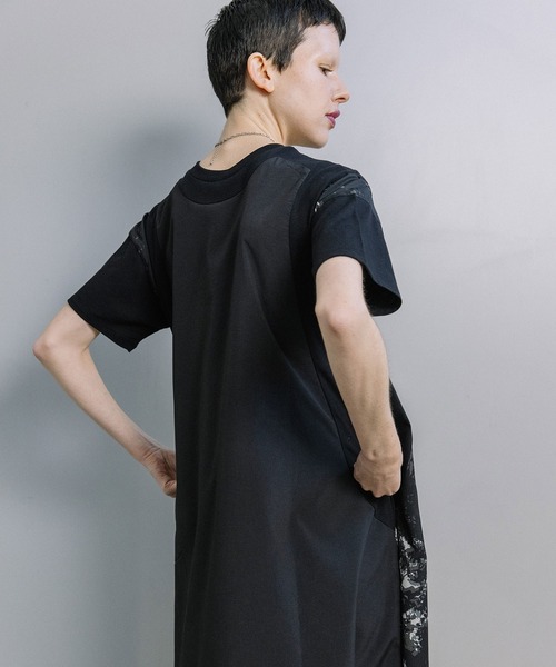 MARECHAL TERRE(マルシャルテル)の「2way Aラインドレス(ワンピース・レディース・ネイビー/ブラック/ライトグレー・MEDIUM)」の11枚目の写真