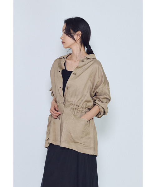 1er Arrondissement(プルミエアロンディスモン)の「ブライトツイルシャツブルゾン(その他アウター・レディース・カーキ/ブラウン系その他5・38/36)」の20枚目の写真
