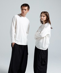 Y-3 OVERSIZED GRADIENT STRIPES LONG SLEEVE TEE