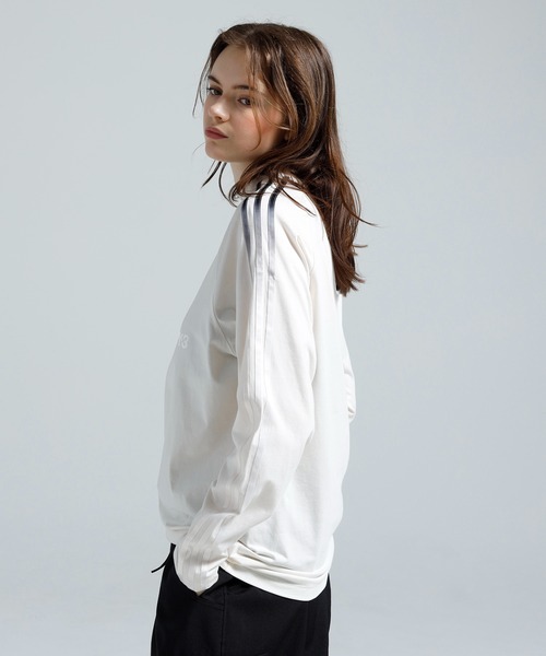 Y-3（ワイスリー）の「Y-3 OVERSIZED GRADIENT STRIPES LONG SLEEVE TEE（Tシャツ/カットソー・メンズ・ホワイト系その他・LARGE/MEDIUM/X-SMALL/X-LARGE/SMALL/XX-LARGE）」の2枚目の写真