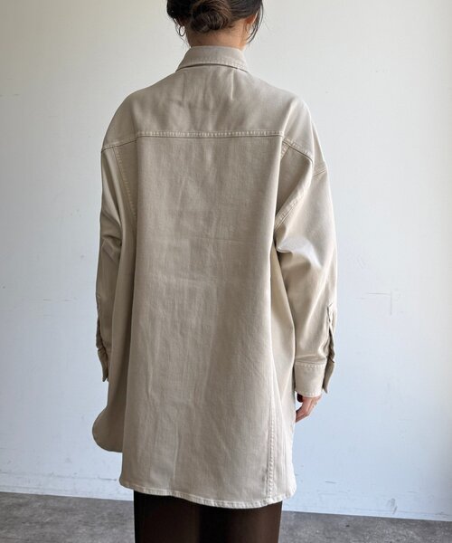 DouDou(ドゥドゥ)の「【Healthy denim】Almond(シャツ/ブラウス・レディース・サンドベージュ・1)」の10枚目の写真