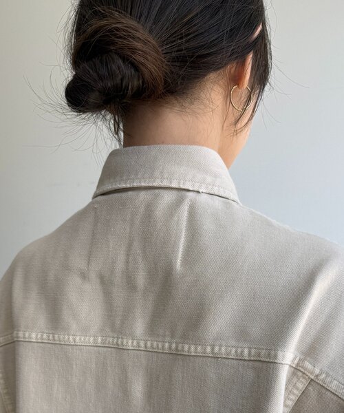 DouDou(ドゥドゥ)の「【Healthy denim】Almond(シャツ/ブラウス・レディース・サンドベージュ・1)」の11枚目の写真