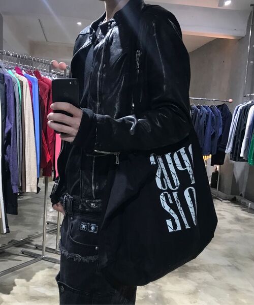 OPUS 0012(オーパス0012)の「Op. 10 OPUS DISTRESSED TOTE BAG BLACK(ショルダーバッグ・レディース・その他・FREE)」の6枚目の写真
