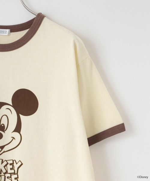 LOWRYS FARM(ローリーズファーム)の「MICKEY/リンガーT 903290(Tシャツ/カットソー・レディース・ブルー/ホワイト/グレー・FREE)」の10枚目の写真