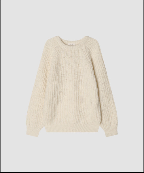 THE LILLE（ザ リル）の「Popcorn Round Knit_Ivory（ニット/セーター・レディース・その他・FREE）」の2枚目の写真