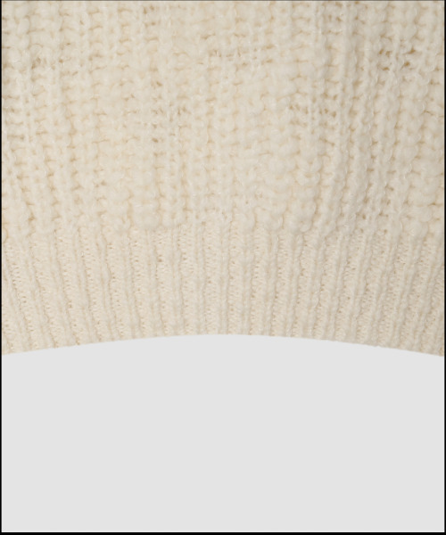 THE LILLE（ザ リル）の「Popcorn Round Knit_Ivory（ニット/セーター・レディース・その他・FREE）」の5枚目の写真