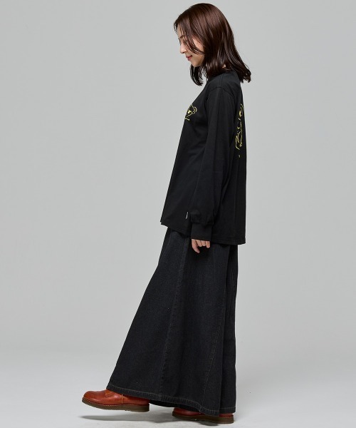 KRIFF MAYER Lady's Collection（クリフメイヤーレディースコレクション）の「SUN&MOONロンT (コアラ)（Tシャツ/カットソー・レディース・カラフル/ブルー/ブラック/グレー/オフホワイト・LARGE/MEDIUM）」の14枚目の写真
