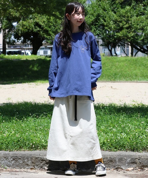 KRIFF MAYER Lady's Collection（クリフメイヤーレディースコレクション）の「SUN&MOONロンT (コアラ)（Tシャツ/カットソー・レディース・カラフル/ブルー/ブラック/グレー/オフホワイト・LARGE/MEDIUM）」の16枚目の写真