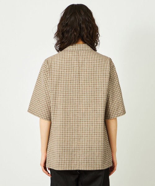 MACKINTOSH PHILOSOPHY(マッキントッシュ フィロソフィー)の「GREY LABEL リネンミックスチェックジャケット(テーラードジャケット・レディース・ベージュ系その他4・2)」の5枚目の写真