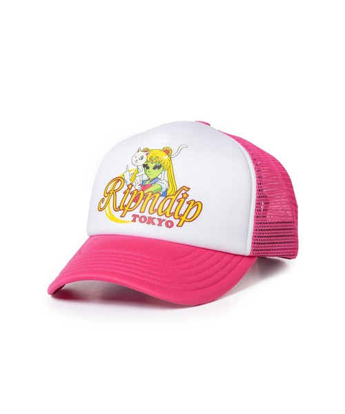 RIPNDIP（リップンディップ）の「SAILOR NERM TRUCKER HAT（キャップ・メンズ・ピンク・FREE）」の3枚目の写真