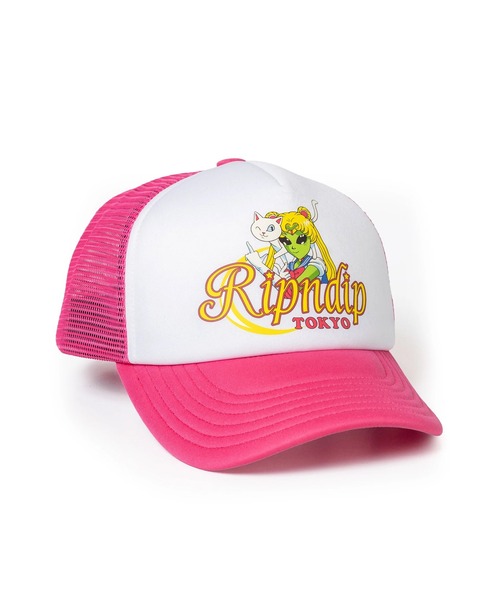 RIPNDIP（リップンディップ）の「SAILOR NERM TRUCKER HAT（キャップ・メンズ・ピンク・FREE）」の2枚目の写真