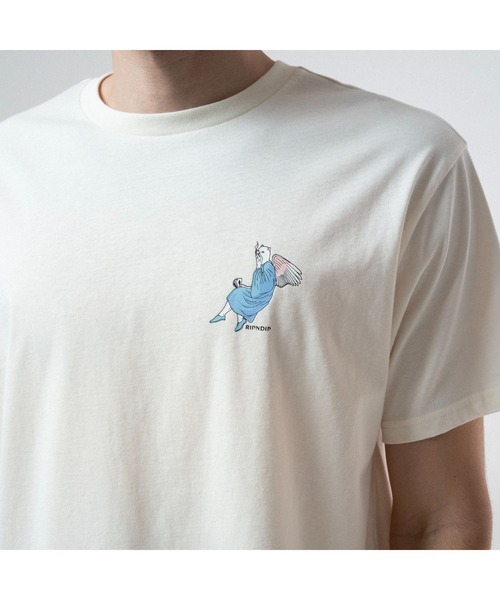 RIPNDIP（リップンディップ）の「HEAVEN AND HELL TEE（Tシャツ/カットソー・メンズ・アイボリー・MEDIUM/XX-LARGE）」の3枚目の写真
