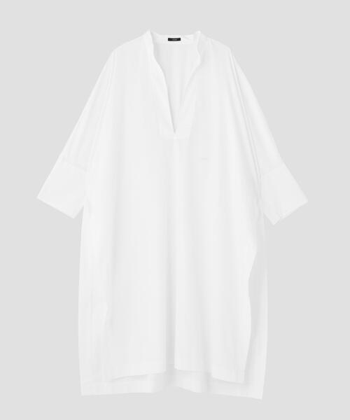 セール】YLEVE / COTTON POPLIN LONG KAFTAN SHIRT（シャツ/ブラウス