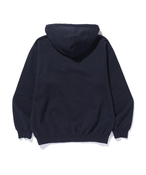 XLARGE(エクストララージ)の「STANDARD LOGO HOODED SWEATSHIRT(パーカー・メンズ・グレー/ブラック/ネイビー/グリーン・S/M/L/XL)」の9枚目の写真