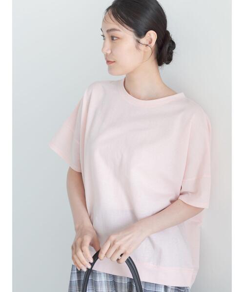 Te chichi(テチチ)の「【接触冷感】コクーンスリーブTシャツ(Tシャツ/カットソー・レディース・ピンク/ブラック/オフホワイト/カーキ・F)」の21枚目の写真