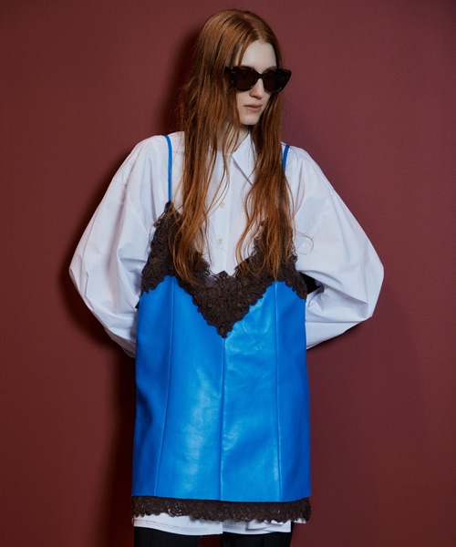 MAISON SPECIAL(メゾンスペシャル)の「Shirt Tunic/シャツチュニック(シャツ/ブラウス・レディース・ブルー/ホワイト/ブラック・FREE)」の13枚目の写真