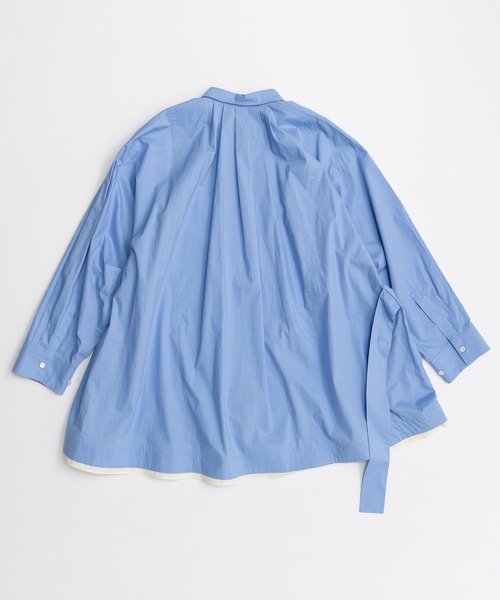 MAISON SPECIAL(メゾンスペシャル)の「Shirt Tunic/シャツチュニック(シャツ/ブラウス・レディース・ブルー/ホワイト/ブラック・FREE)」の21枚目の写真