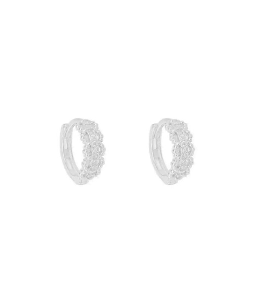 LA VORAGINE(ラ ヴォラジネ)の「レースリボンフープピアス アレルギー対応(ピアス(両耳用)・レディース・B/A/Silver/C・S/M/L)」の16枚目の写真