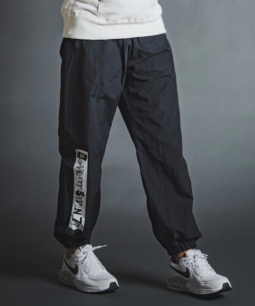 seventy seven(セブンティセブン)の「mp15268- nylon training pants (box collage) ナイロントレーニングパンツ(7726W150)(その他パンツ・メンズ・ブラック/ネイビー/グレー・S/M/L/XL)」の2枚目の写真