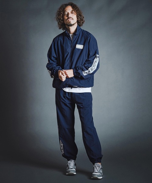 seventy seven(セブンティセブン)の「mp15268- nylon training pants (box collage) ナイロントレーニングパンツ(7726W150)(その他パンツ・メンズ・ブラック/ネイビー/グレー・S/M/L/XL)」の7枚目の写真
