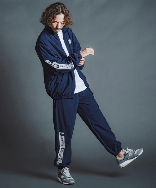 seventy seven(セブンティセブン)の「mp15268- nylon training pants (box collage) ナイロントレーニングパンツ(7726W150)(その他パンツ・メンズ・ブラック/ネイビー/グレー・S/M/L/XL)」の8枚目の写真