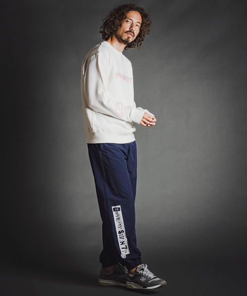 seventy seven(セブンティセブン)の「mp15268- nylon training pants (box collage) ナイロントレーニングパンツ(7726W150)(その他パンツ・メンズ・ブラック/ネイビー/グレー・S/M/L/XL)」の10枚目の写真