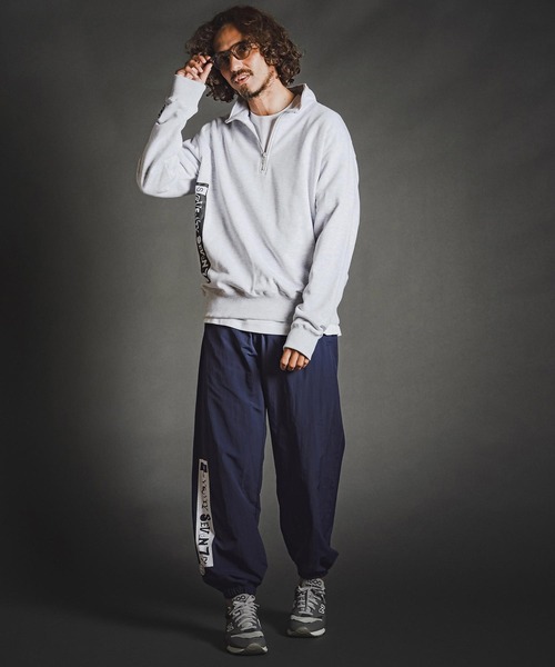 seventy seven(セブンティセブン)の「mp15268- nylon training pants (box collage) ナイロントレーニングパンツ(7726W150)(その他パンツ・メンズ・ブラック/ネイビー/グレー・S/M/L/XL)」の11枚目の写真