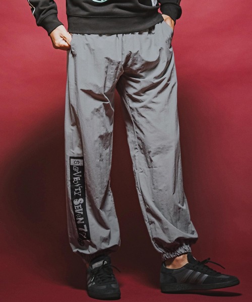 seventy seven(セブンティセブン)の「mp15268- nylon training pants (box collage) ナイロントレーニングパンツ(7726W150)(その他パンツ・メンズ・ブラック/ネイビー/グレー・S/M/L/XL)」の12枚目の写真
