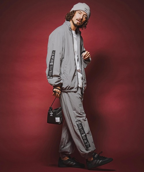 seventy seven(セブンティセブン)の「mp15268- nylon training pants (box collage) ナイロントレーニングパンツ(7726W150)(その他パンツ・メンズ・ブラック/ネイビー/グレー・S/M/L/XL)」の21枚目の写真
