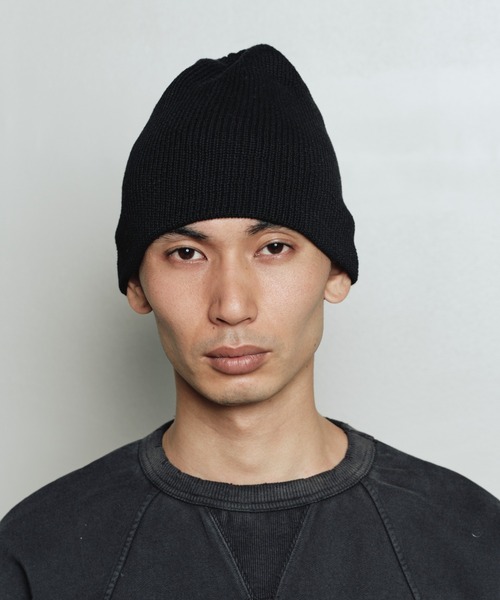 bal(バル)の「WHOLE GARMENT BEANIE(ニットキャップ/ビーニー・メンズ・ブラック/ブラウン/レッド・FREE)」の2枚目の写真