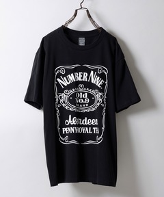 セール】NUMBER NINE GLITTER PRINTED T-SHIRT / ナンバーナイン
