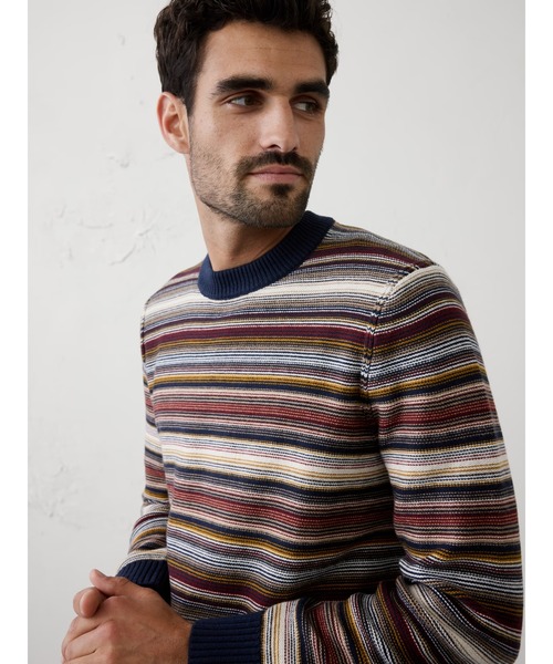 BANANA REPUBLIC FACTORY STORE(バナナリパブリック ファクトリーストア)の「BANANA REPUBLIC FACTORY STORE LOFTYストライプセーター(ニット/セーター・メンズ・マルチ・S/M/L/XL)」の1枚目の写真