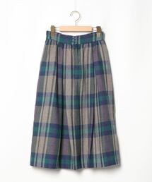 LANVIN（ランバン）の「チェック柄フレアスカート（スカート）」