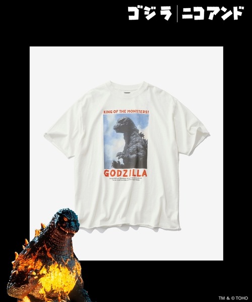 GODZILLA(ゴジラ)】コラボ プリントTシャツ（Tシャツ/カットソー