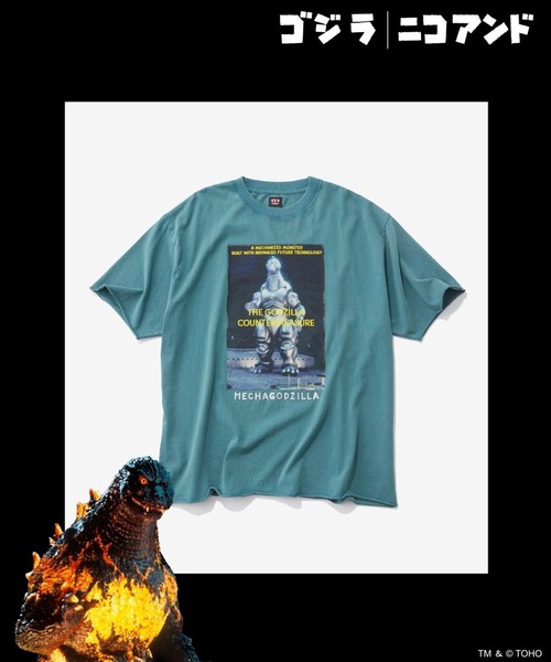 GODZILLA(ゴジラ)】コラボ プリントTシャツ（Tシャツ/カットソー