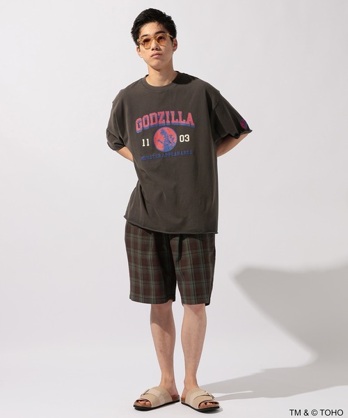 niko and...(ニコアンド)の「【GODZILLA(ゴジラ)】コラボ プリントTシャツ(Tシャツ/カットソー・メンズ・ホワイト系1/ホワイト系3/グレー系1/ブラック系2/ホワイト系2/ベージュ/イエロー/ブルー/グレー系2/グレー系3/グレー系4・LARGE/MEDIUM)」の17枚目の写真