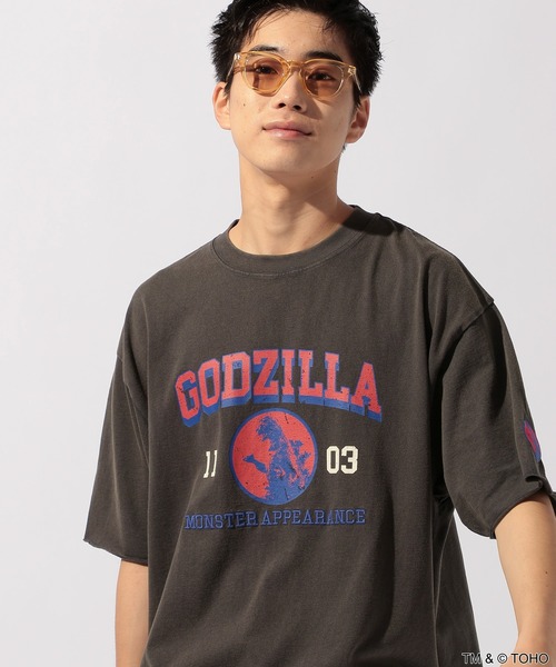 niko and...(ニコアンド)の「【GODZILLA(ゴジラ)】コラボ プリントTシャツ(Tシャツ/カットソー・メンズ・ホワイト系1/ホワイト系3/グレー系1/ブラック系2/ホワイト系2/ベージュ/イエロー/ブルー/グレー系2/グレー系3/グレー系4・LARGE/MEDIUM)」の21枚目の写真