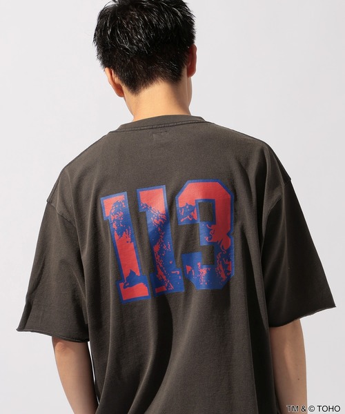niko and...(ニコアンド)の「【GODZILLA(ゴジラ)】コラボ プリントTシャツ(Tシャツ/カットソー・メンズ・ホワイト系1/ホワイト系3/グレー系1/ブラック系2/ホワイト系2/ベージュ/イエロー/ブルー/グレー系2/グレー系3/グレー系4・LARGE/MEDIUM)」の22枚目の写真