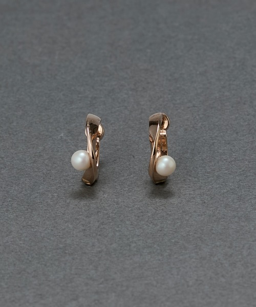 Phoebe(フィービィー)の「【金属アレルギー対応】ライナーパールフープワンタッチピアス/ニッケルフリー 結婚式二次会 お呼ばれ 小ぶりフープ(ピアス(両耳用)・レディース・シルバー/イエローゴールド/シャンパン・FREE)」の19枚目の写真