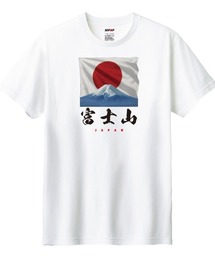 NIPOP(ニポップ) 半袖Tシャツ 富士山 和 ロゴ イラスト プリント インバウンド お土産 トップス カットソー レディース