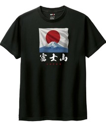NIPOP(ニポップ) 半袖Tシャツ 富士山 和 ロゴ イラスト プリント インバウンド お土産 トップス カットソー レディース