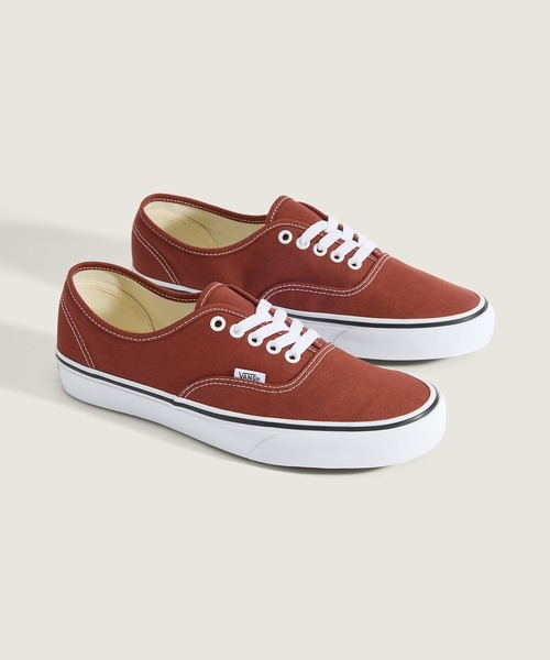VANS(バンズ)の「オーセンティック / Authentic COLOR THEORY Rust Br VN000D7YFSB1(スニーカー・メンズ・ブラウン・8/10/8.5/11.5/5)」の2枚目の写真